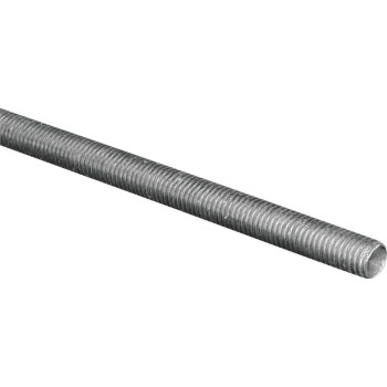 Threaded Rod, Zinc-Plated Steel - 3/4"-10 x 24"