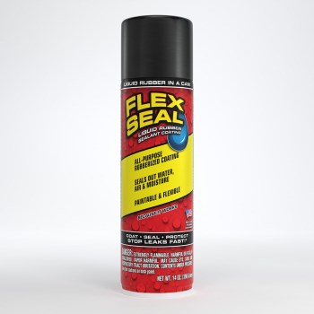 Flex Seal Liquid Rubber Spray, Black - 14 oz
