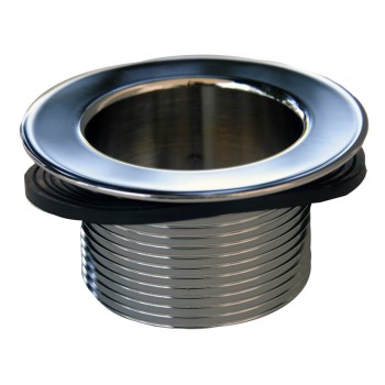 Larsen Bath Shoe Strainer, Chrome  1-1/2" Coarse Thread