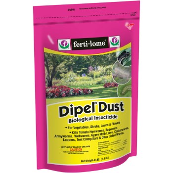 Ferti-lome Dipel Dust Biological Insecticide  ~ 4 lbs.