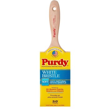 White Sprig Brush, Natural Bristle - 3"