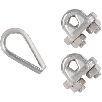 Ss 1/4 Clamp Set