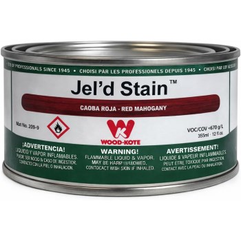 Jel'd Stain, Red Mahogany - 12 oz