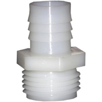 Larsen Nylon Barb x Male Hose Thread Adapter - 3/4" MHT