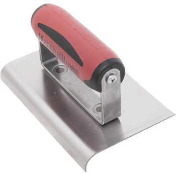 Stainless Steel Curved End Edger - 6" x 4"