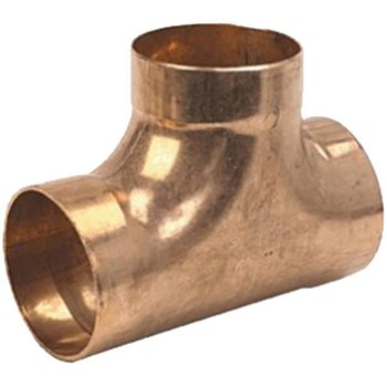 Copper Reducing Sweat Tee - 3/4" x 1/2" x 1/2"
