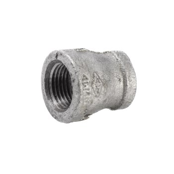 Anvil/Mueller Malleable Reducing Coupling, Galvanized - 1/2" x 3/8"