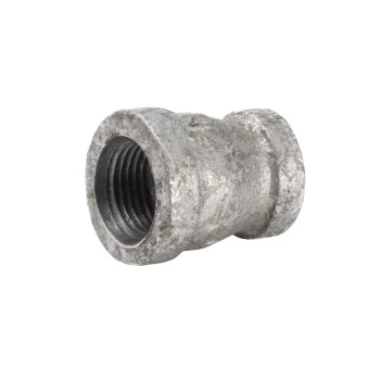 Anvil/Mueller Malleable Reducing Coupling, Galvanized - 1/4" x 1/8"