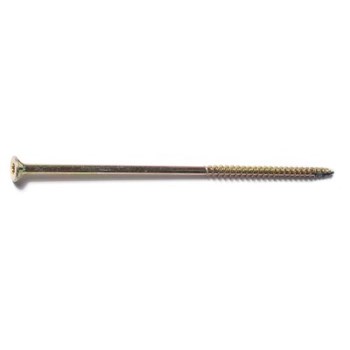 Midwest Fastener Star Drive Wood Screw, Gold - #12 x 6", 1 lb