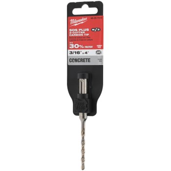 Milwaukee x2x4.5 Sds Bit - 3/16"