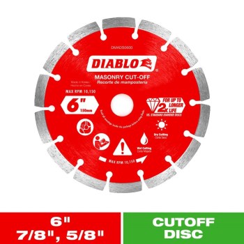 Diablo Diamond Segmented Cutoff Wheel - 6"