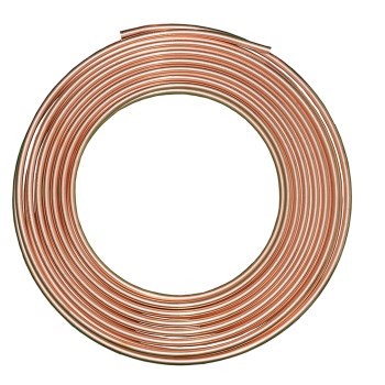 Soft Copper Tubing Coil - 1/4" x 15 Ft