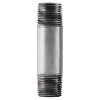Pipe Nipple, Galvanized - 2" x 6"