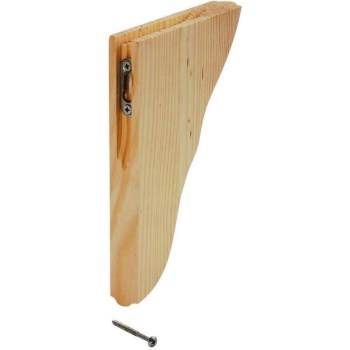 Keyhole Corbels, Unfinished Premium Pine  ~ 3/4" x 3" x 5"