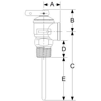 Temperature and Relief Valve - 3/4" NPS