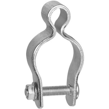 Pipe Gate Hinge, Zinc Plated ~ 1 5/8" 