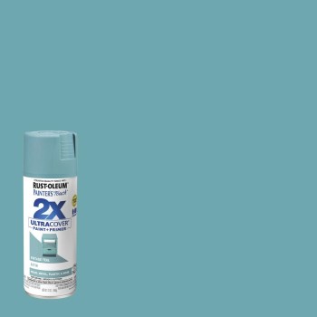 Spray Paint 2X  Satin Vintage Teal   12 oz