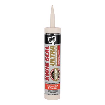Kwik Seal Ultra Siliconized Sealant, Biscuit - 10 oz