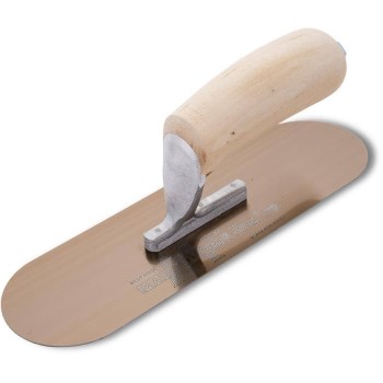 Golden Stainless Steel Blade Pool Trowel - 10" x 3"