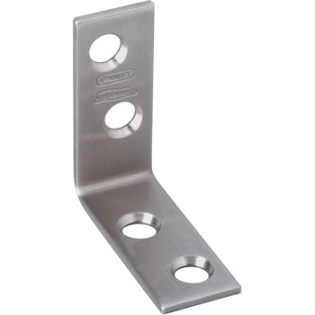 Corner Brace, Stainless Steel ~ 1.5" x 5/8"