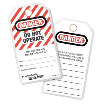 Do Not Operate Tags