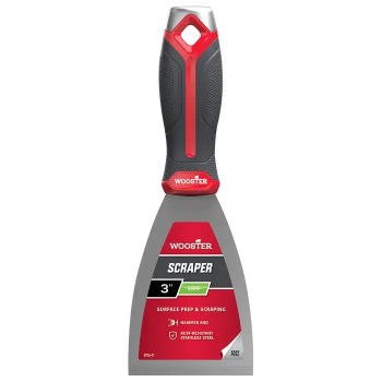 Wooster Stiff Scraper, Stainless Steel - 3"