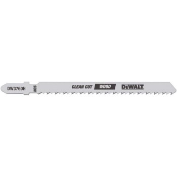 DeWalt Fine Wood T-Shank Jig Saw Blade - 4" x 10 TPI, 5pk