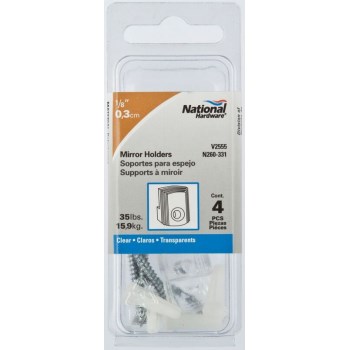 Clear Mirror Holder, Visual Pack 2555 1 / 8 inches