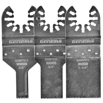 Flush Cut Oscillating Blade Set - 3pk