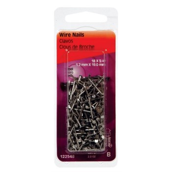 Hillman Wire Nails - 18 Gauge x 3/4"