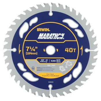 Marathon Circular Saw Blade - 7-1/4", 40T