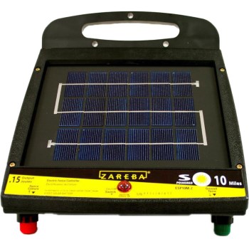 Zareba 10 Mile Solar Low Impedance Fence Charger ~ 6 Volt