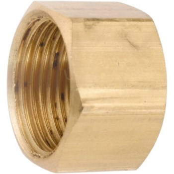 Compression Cap, Lead Free Brass - 1/2"
