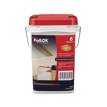FlatLok Structural Wood Screws - 6", 250pk