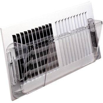 Sidewall Air Deflector,   ~ Clear, Adjustable 10" - 16"