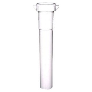 PVC Extension Tube with Nut - 1-1/4" x 8"