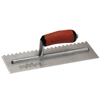 Marshalltown QLT Square Notched Trowel - 1/4" x 1/4" x 1/4"