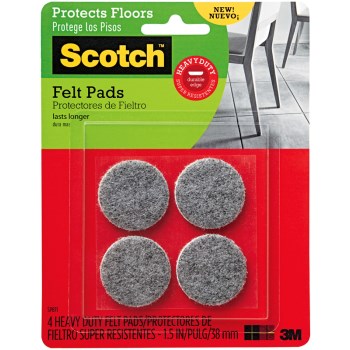 Heavy Duty Felt Pads ~ 1.5in.