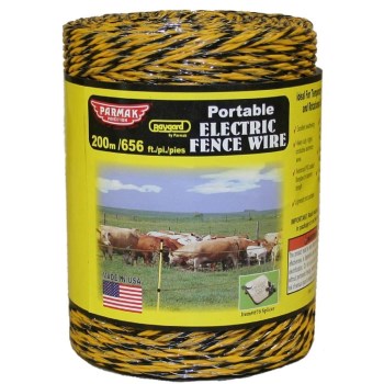 Bayguard Electric Fence Polywire - 656 Ft, Yellow/Blue