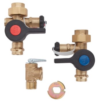 Tankless Water Heater Valve Kit - 3/4"