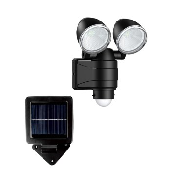 Cyber Tech Solar Security Light, Black - 6W, 560 Lumen