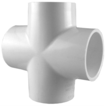 PVC Schedule 40 Cross, All Slip - 1"