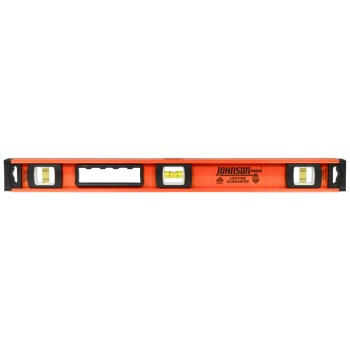 Johnson Heavy Duty I-Beam Aluminum Level - 24"