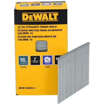 16-Gauge Straight Finish Nails - 2", 1000pk