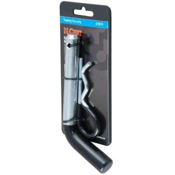 Curt Hitch Pin & Clip - 5/8" x 3", Vinyl Grip, Fits 2" Receiver