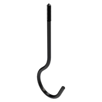 Ceiling Hook, Black - 6"