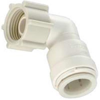 Quick Connect Female Swivel Elbow, .5" CTS x .75" FPT