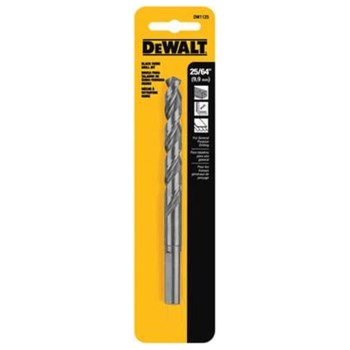 DeWalt Black Oxide Drill Bit - 25/64"