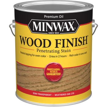 Minwax 71047 Wood Stain, Weathered Oak ~ 1 Gal