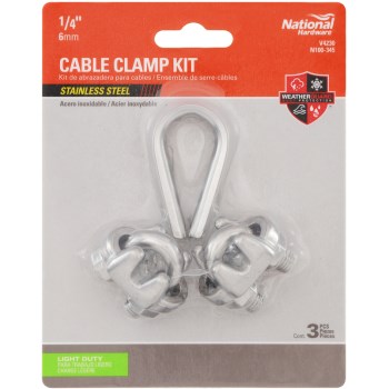 Ss 1/4 Clamp Set